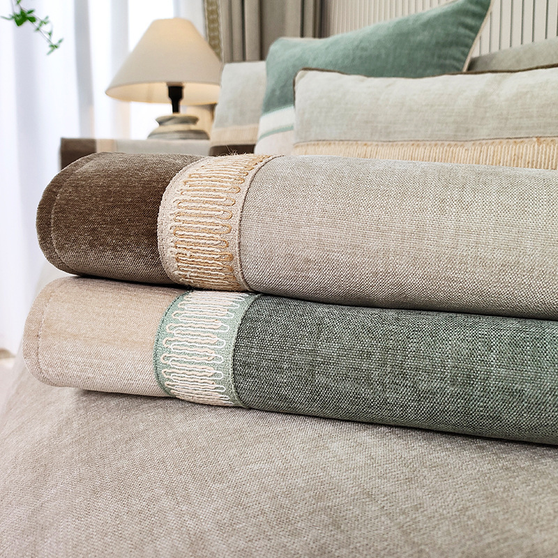 Schinier's summer sofa is about a modern, pure-colour sofa bra with four seasons of generic ski cushions.