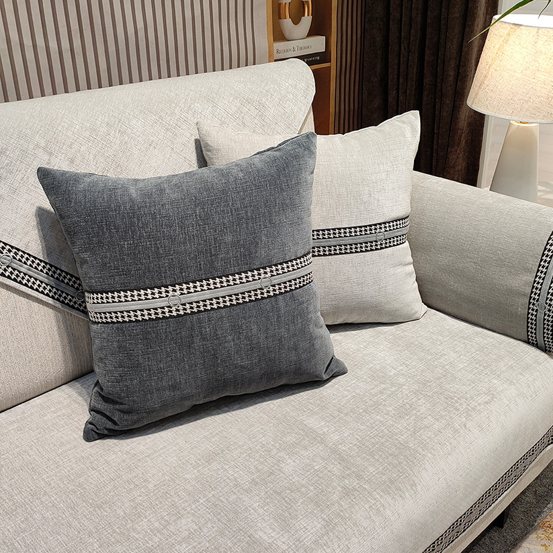♪ Light luxurious couch pads four seasons of generic high-end summer sofa hoods with modern seat-covered mats under the turban ♪