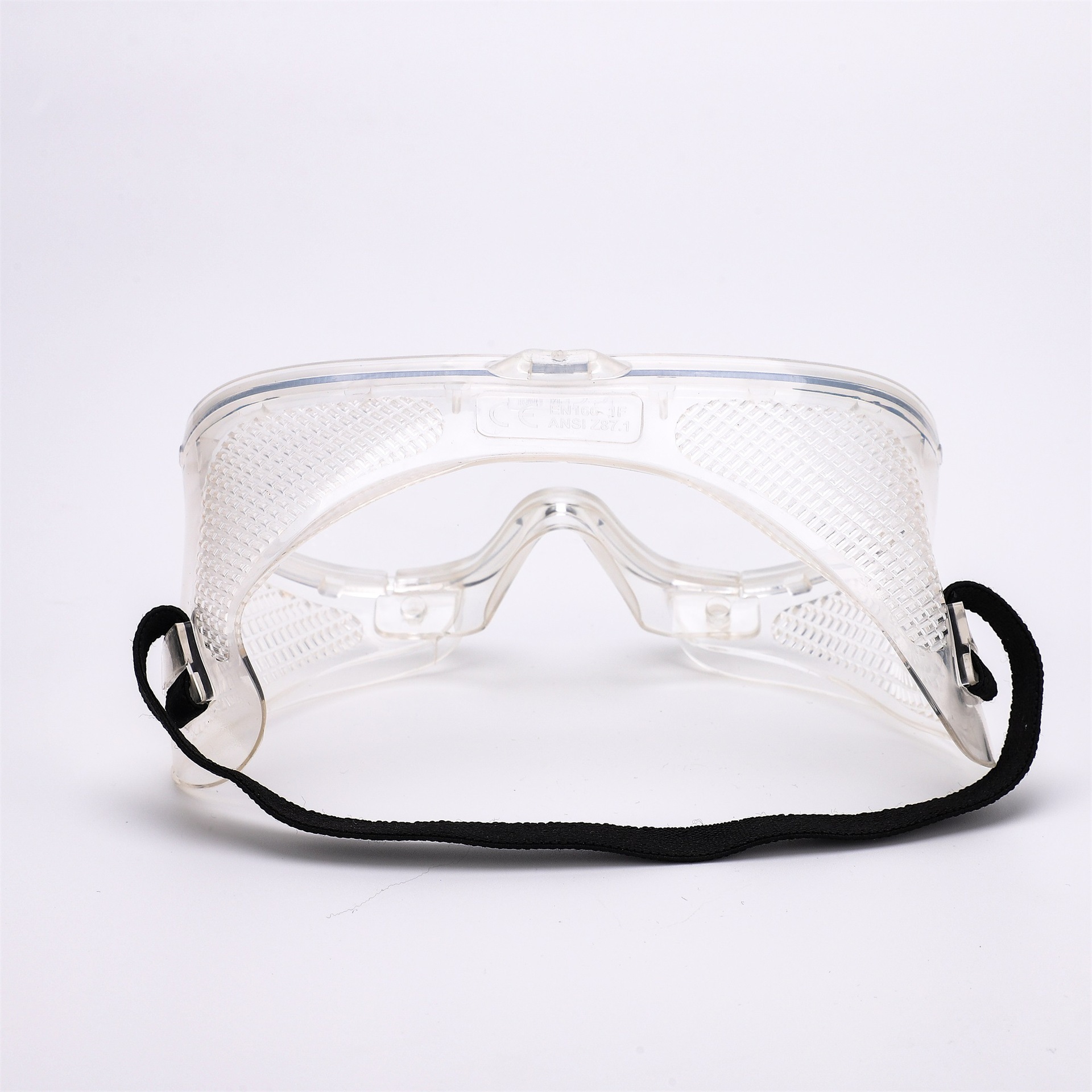 Flying flue sand and dust protection goggles are completely closed, blindfolded, transparent, protective eyeglasses.