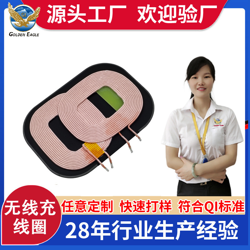 Customize 15W mobile phone wireless loops, two-wire vehicle-mounted two-wire.