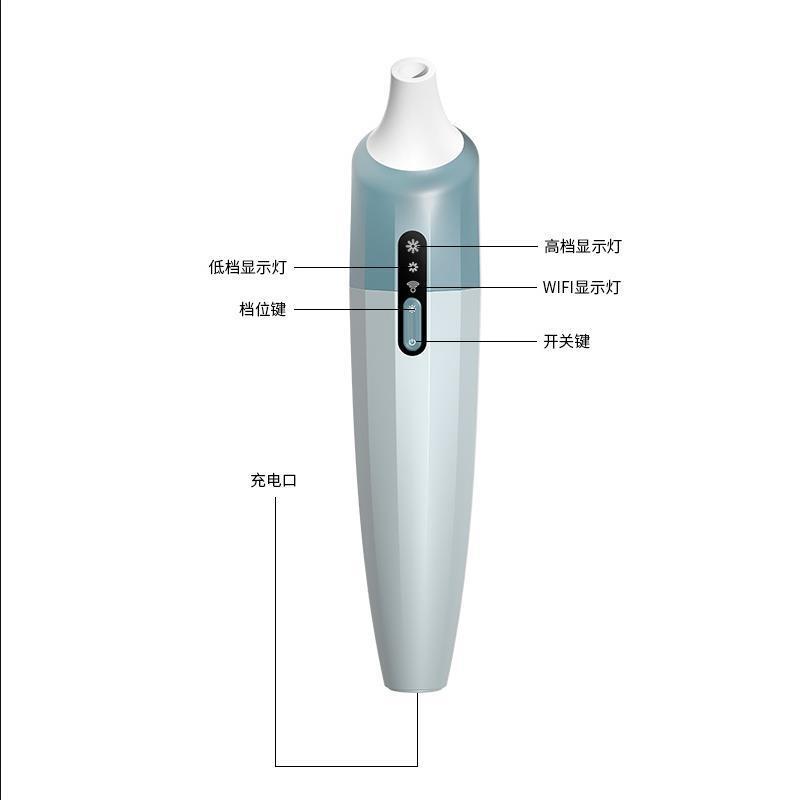 Hình dung đầu màu đen có kính hiển vi lỗ tóc cho nọc đen.