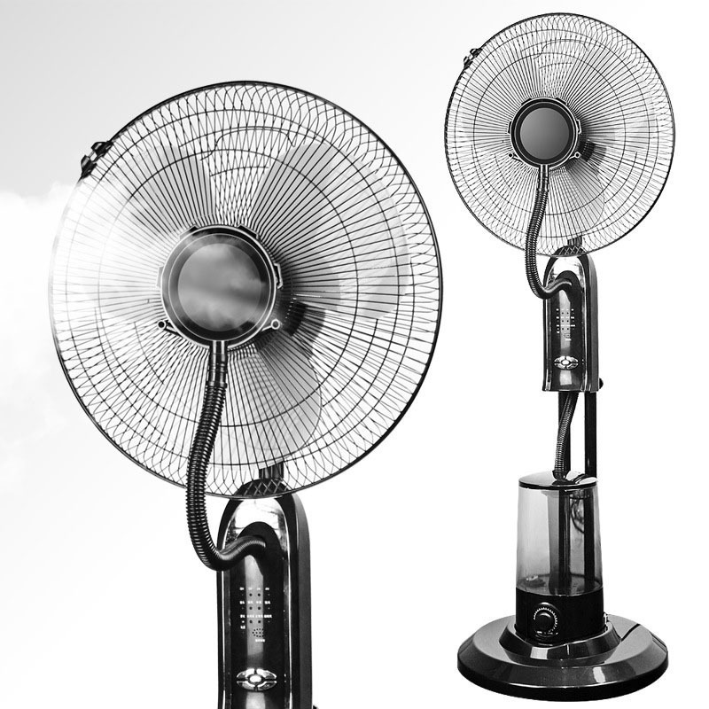 Powerful industrial spray fan and cooling outdoor fog commercial water fan landing home electric fan wholesale