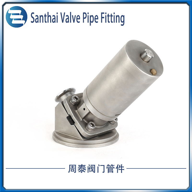 Sanitary-grade gas-can bottom diaphragm valve 316L fast-load carded stainless steel-capable tank bottom diaphragm valve