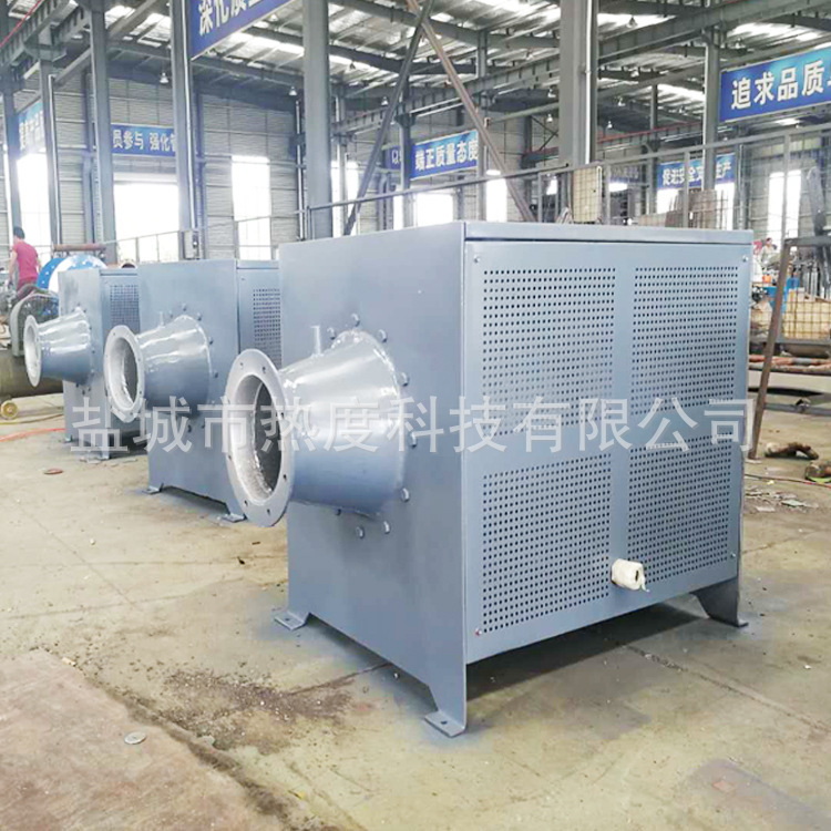 熱度科技 廠家直銷 120kw  電磁管道加熱器 電磁熱風管道加熱