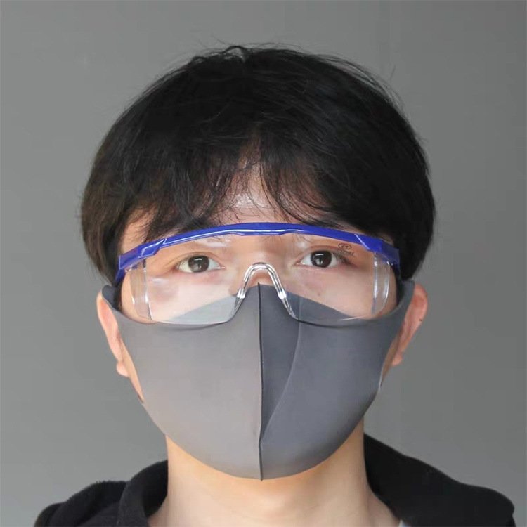 Multi-functional, closed saliva, sand-proof, mist-protected eyeglasses riding transparent glasses