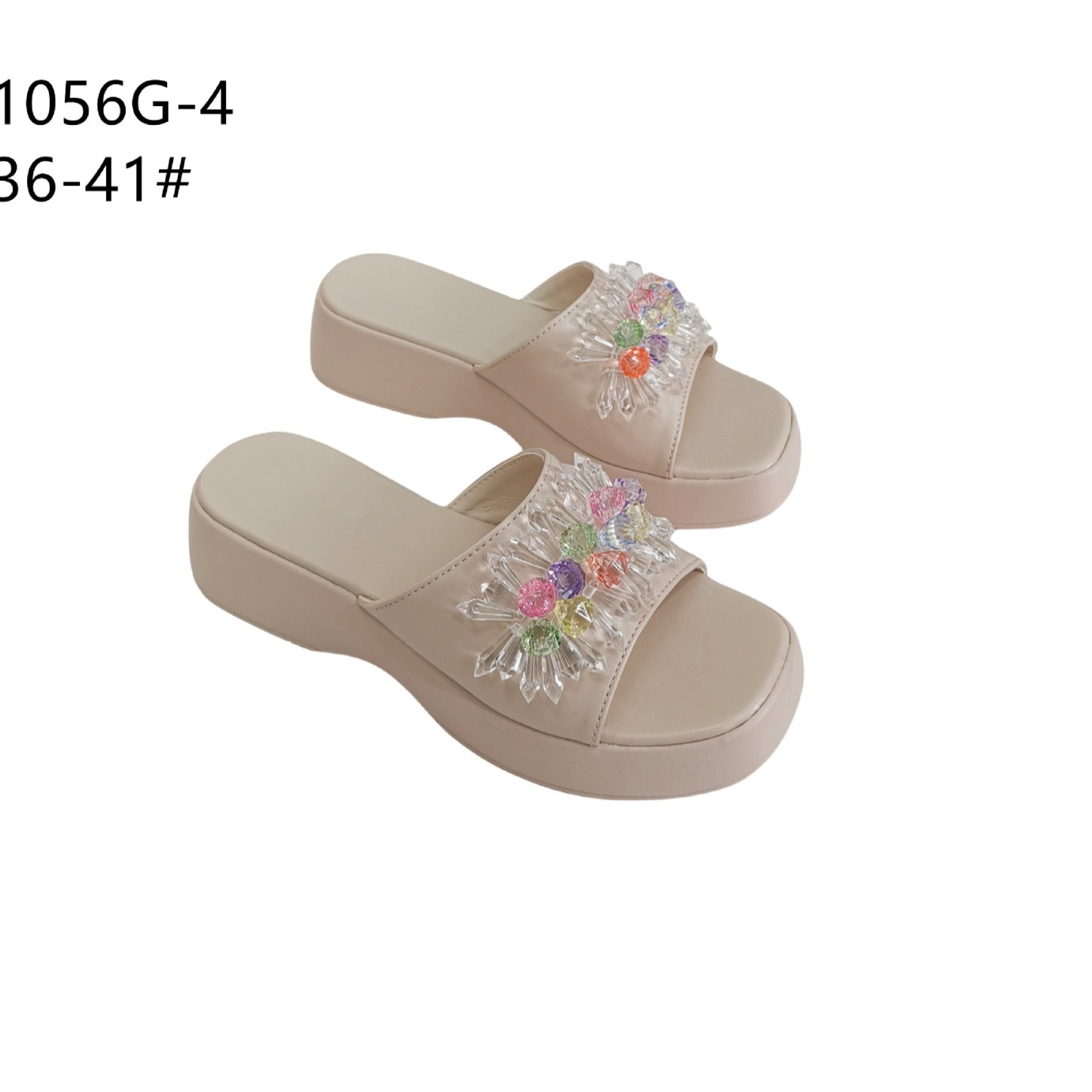 Cross-border summer new-style Korean-style cross-barrel with a word of sandals and sandals.