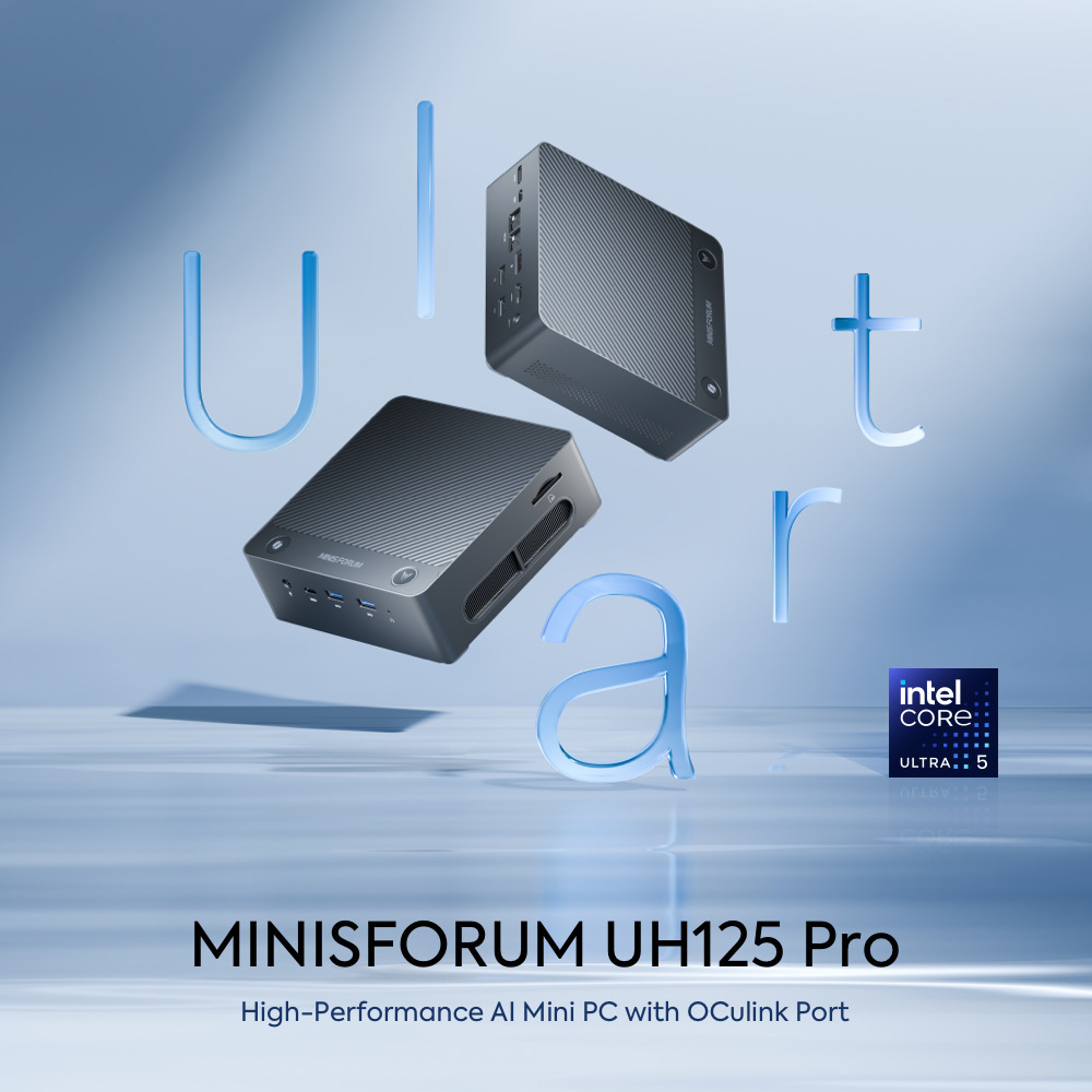 銘凡I9 125H迷你電腦小主機高性能遊戲辦公UH125PRO