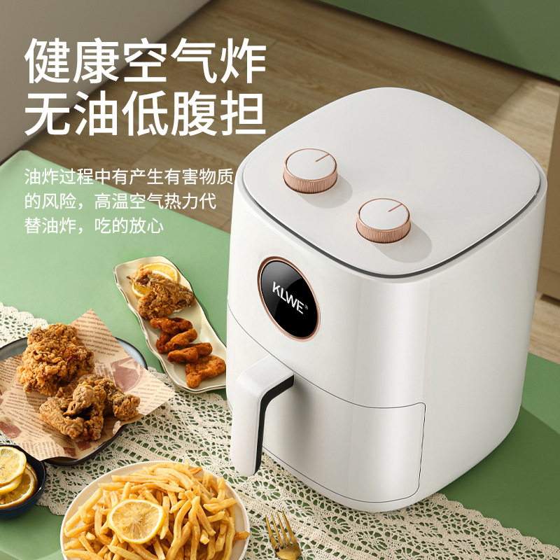 Air-cuttered smarts with a visual-touched electric frying pan with oil-free multi-purpose French fries ovens