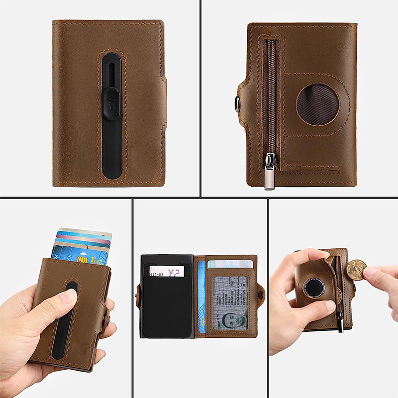 Amazon ใหม่ rfid anti-magnetic somebook การ์ดการ์ด, กล่องใบขับขี่สีน้ําตาล