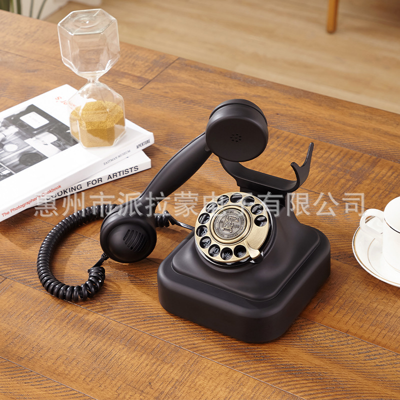 Paramount 1928 Euro imitation telephones rotated the dial-up fixed telephone home with a hotel luxurious seating machine