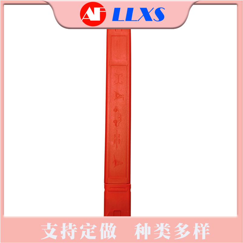 Car failure card wrapper red boxes, road hazard warning signs folding plastic boxes.