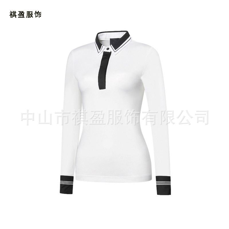 The factory customises high-quality dry-dry golf long-sleeve shirts for club golf.