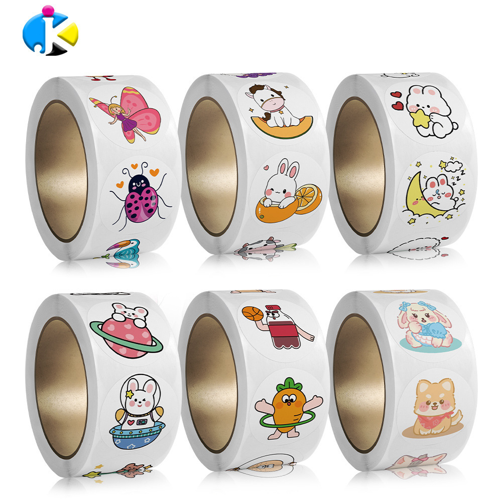Trẻ em hoạt hình cho trí tuệ động vật dễ thương thưởng bằng giấy sơn ý tưởng cho các dán băng keo không khô