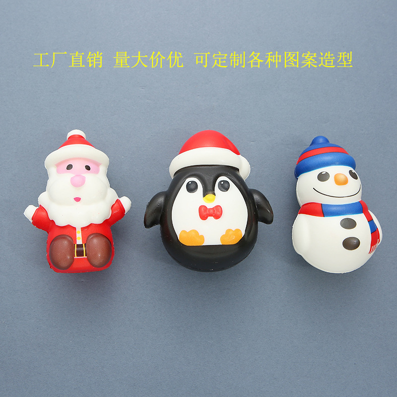 Christmas, slow-back toy suits, penguin snowman's Santa's toy depressurizers, low direct prices.