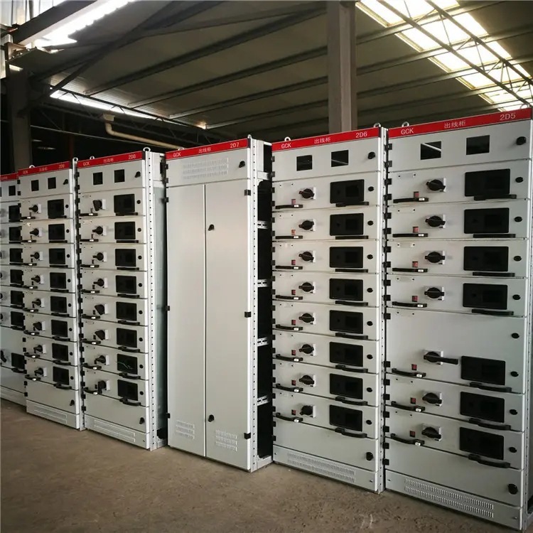 Low-pressure drawers, switchboard GCK double-power cabinets, entry and exit cabinets, low-pressure cabinets.