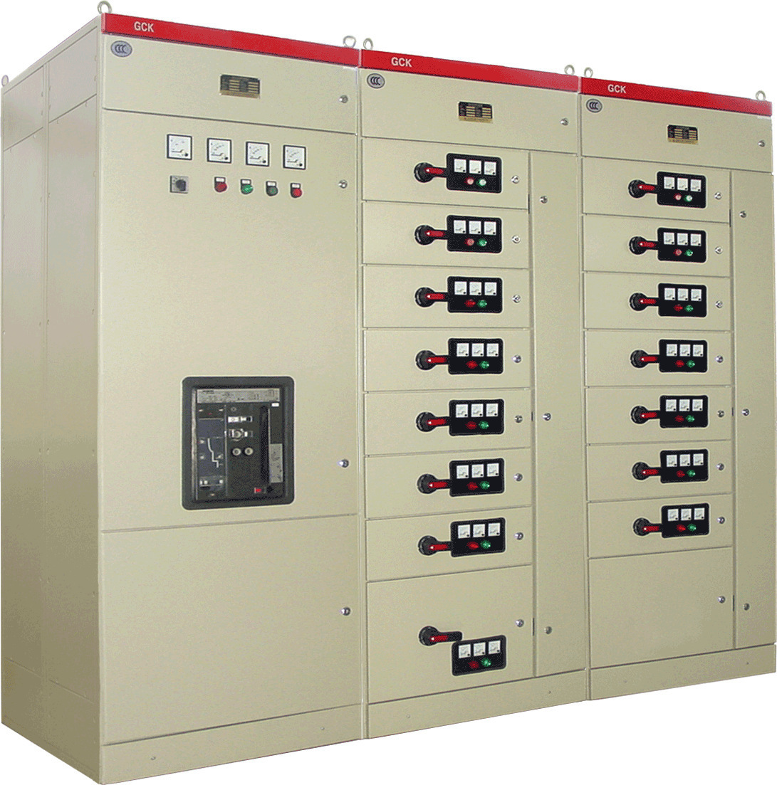 Low-pressure drawers, switchboard GCK double-power cabinets, entry and exit cabinets, low-pressure cabinets.