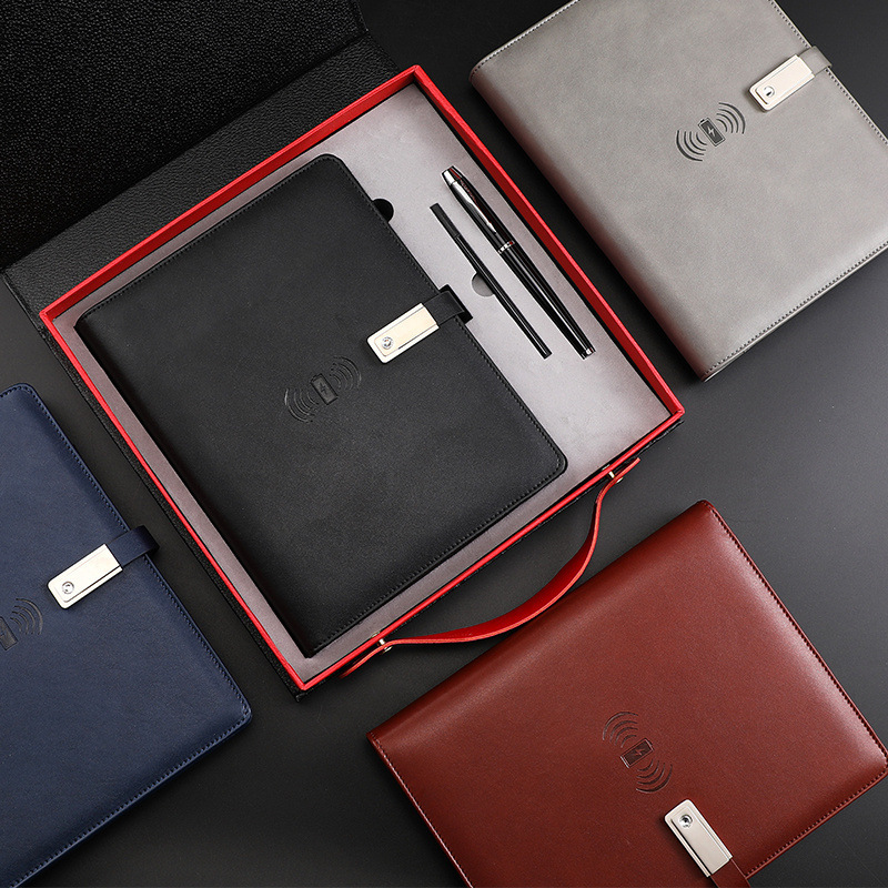 A5 commercial notebook box multi-specified in a custom multi-purpose, wireless charge book