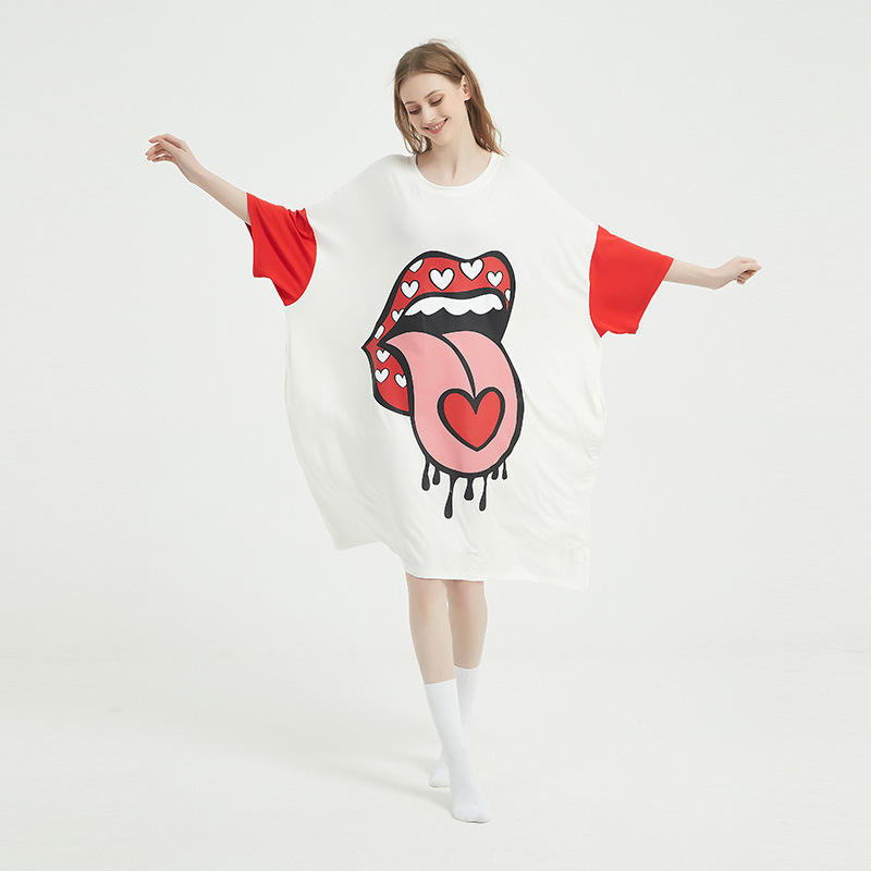 Amazon, Mỹ và Mỹ, với những chiếc áo thun pyjamas ngắn để in tranh hoạt hình.