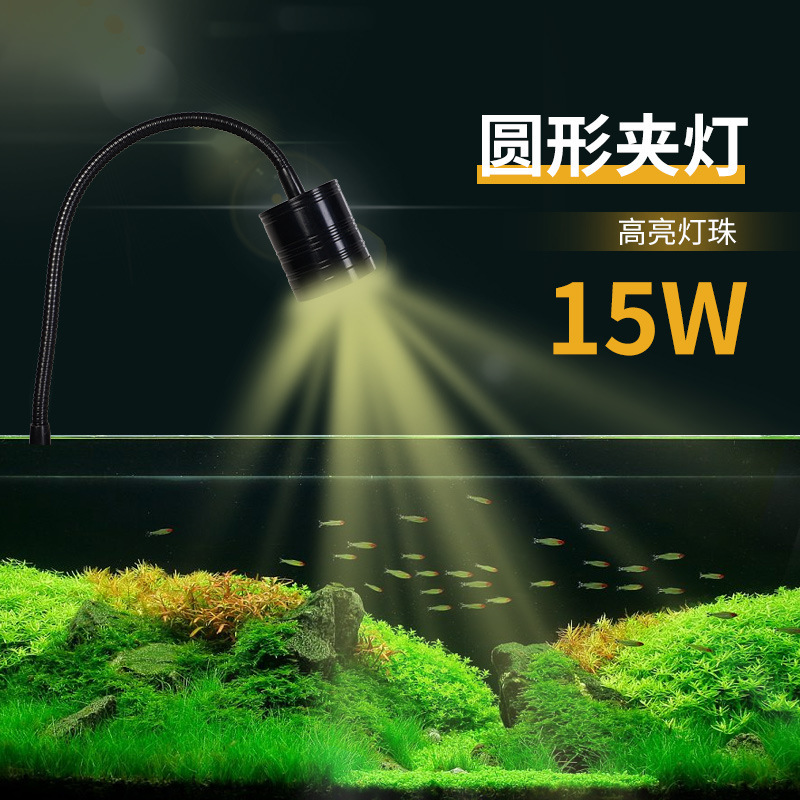 LED full spectroscopy fish tank with a waterproof light lamp, COB lens colored lamp, for the colored flashlights.