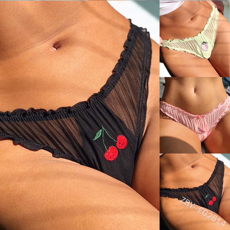 Nhà máy đã đóng gói quần lót sexy kiểu Châu Âu mới mà không có vết sẹo trên lưng.
