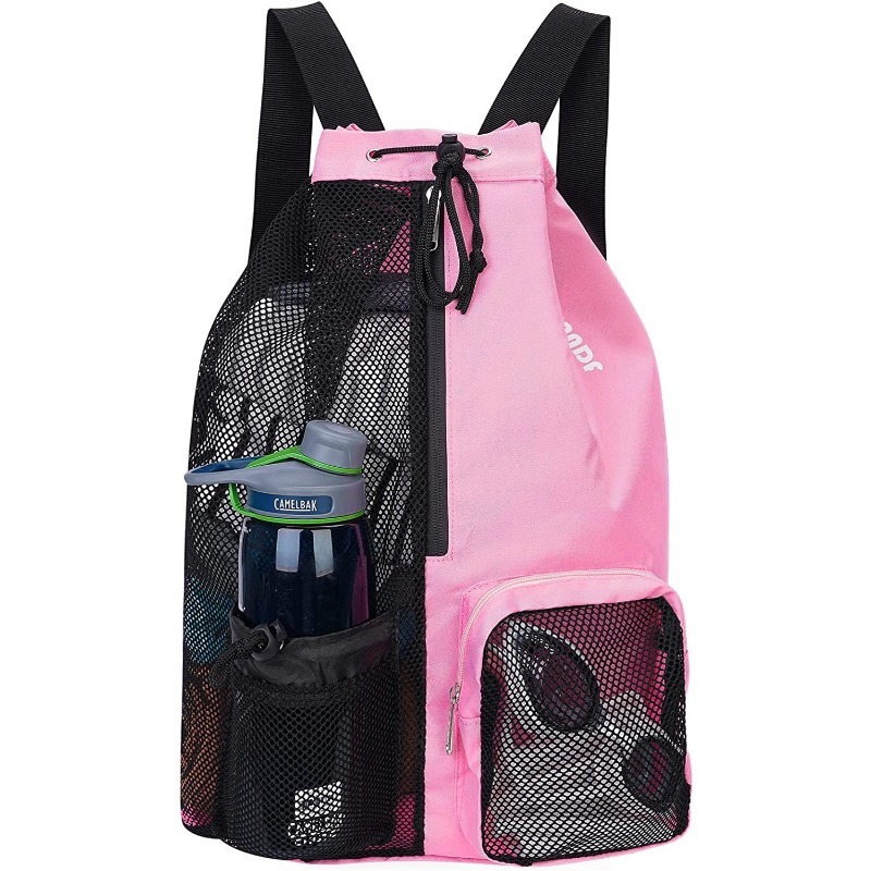 A new swimming bag with a net-eye and a wet pocket swimming gym and exercise equipment outdoor exercise