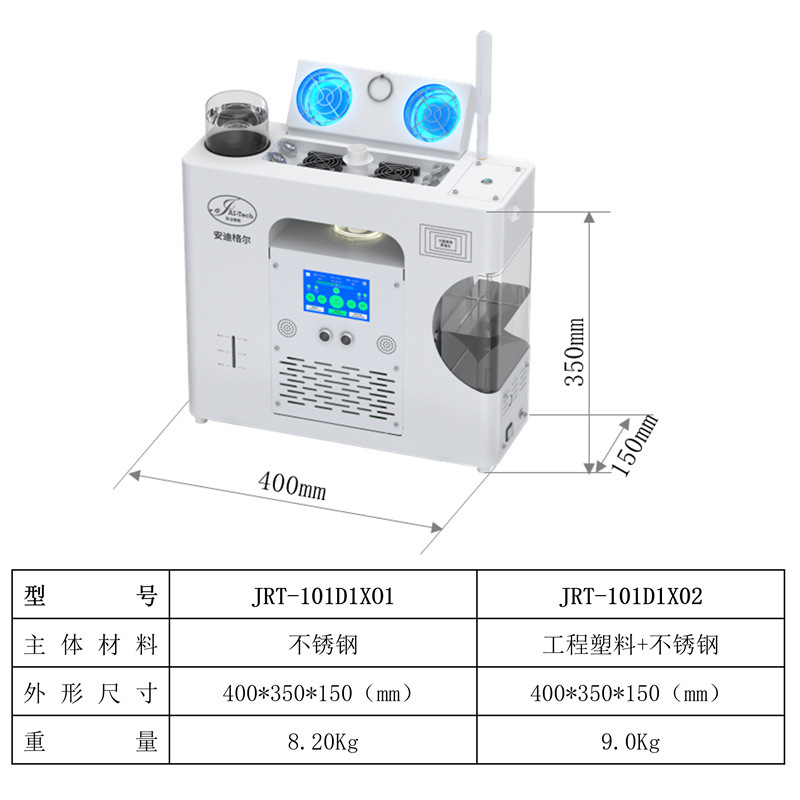 Thế hệ thứ ba của thuốc khử trùng sinh thái D1X01, tiêm chủng anaerobic và lọc không khí ướt.