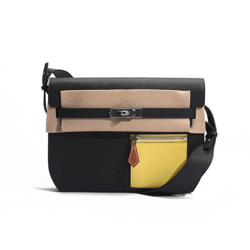 h Full-Hand-Suture Waxes Depeches Kelly Packer, Evercolor25cm single-shoulder slash handbag