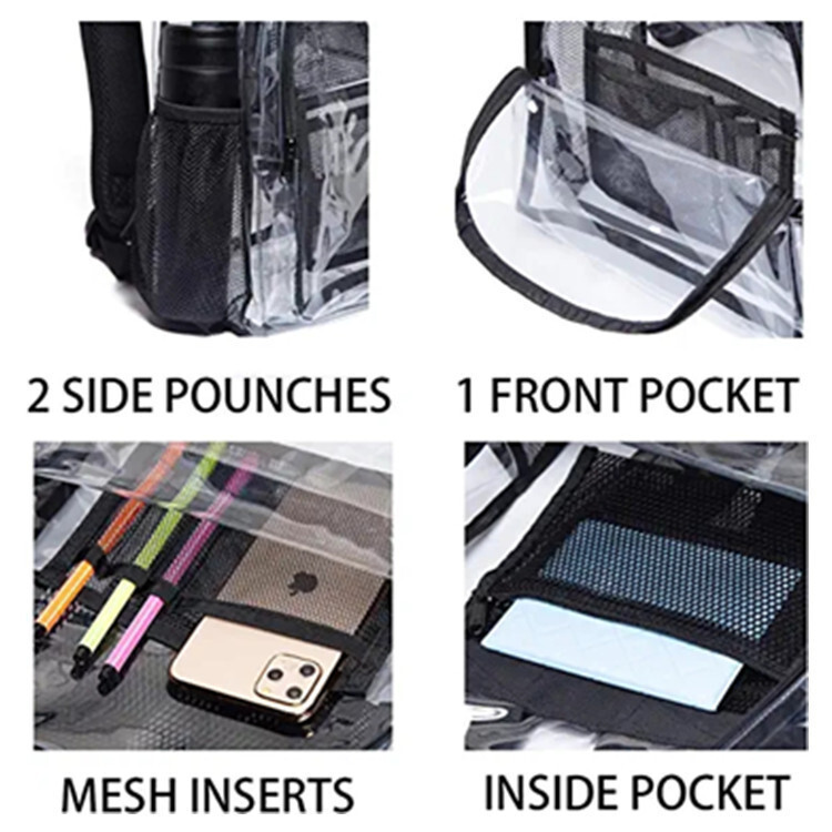 The current Amazon transparent double-shoulder packs have a relatively small volume of male and female outdoor sports and exercise.