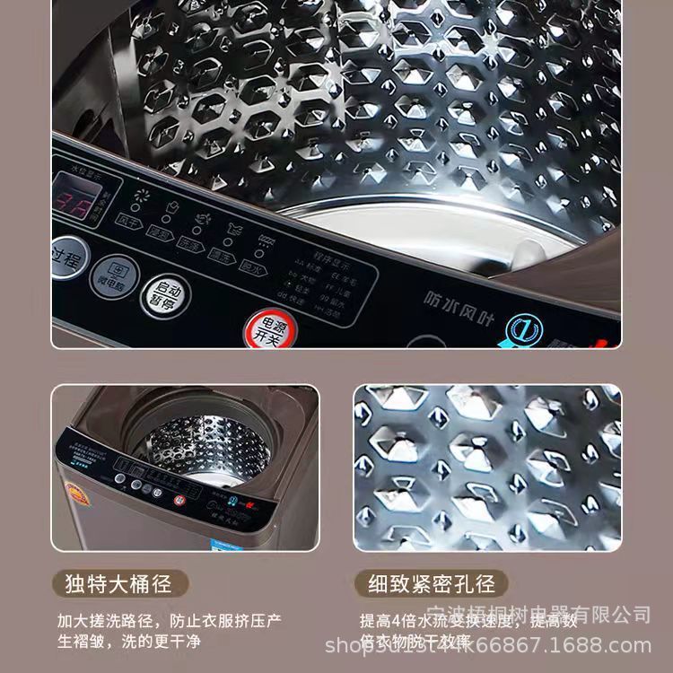 Nhà sản xuất tùy chỉnh 10kg nhà với một máy giặt tự động với một lượng lớn nhà bánh xe để khô và trang trí