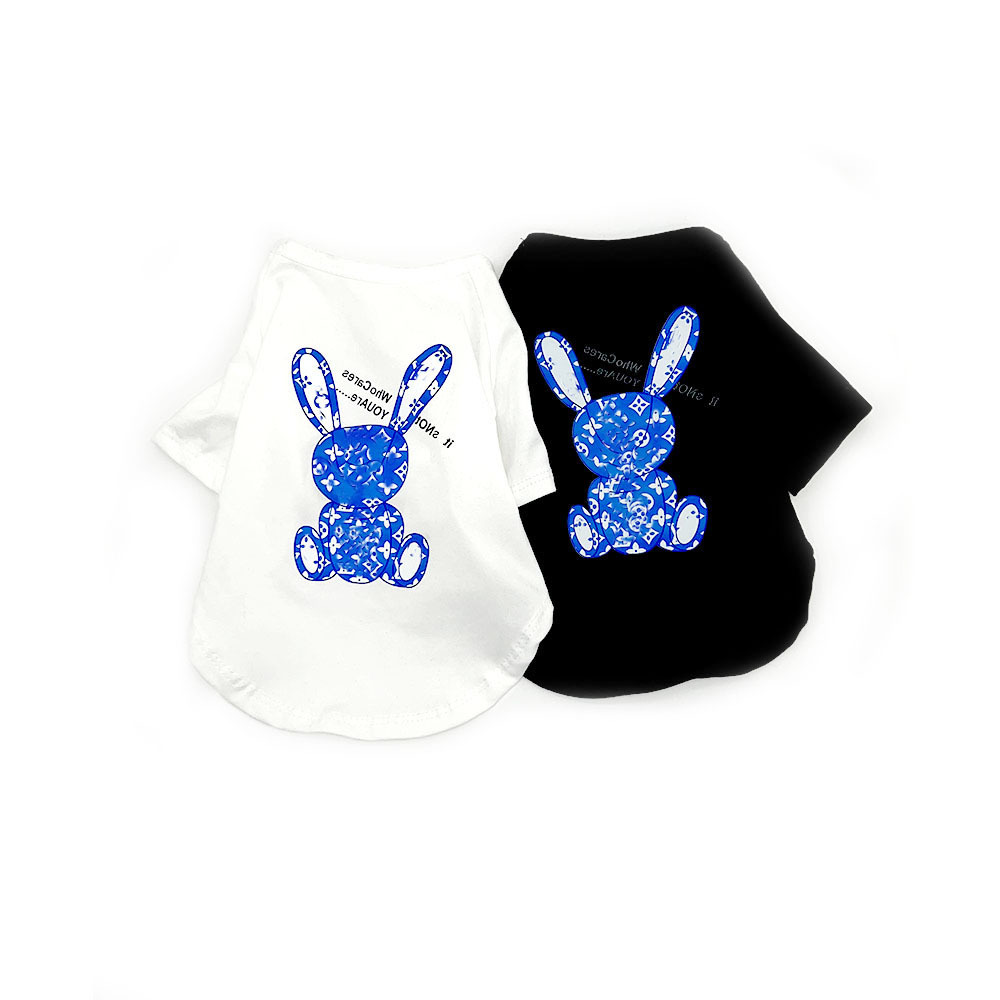 Foreign trade cross-border t-shirts for dogs with short-sleeved cotton t-shirts, old-fashioned teddybago costumes.