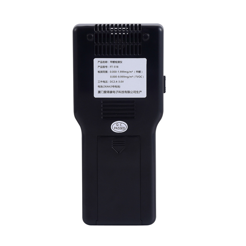 FT-518 formaldehyde phát hiện dụng cụ cơ bản tại nhà cho kiểm tra chất lượng không khí trong nhà