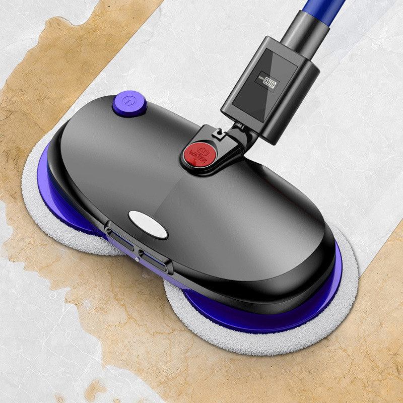 Cross-border direct supply of hand-held Wi-Fi charge two-wheeled rotation mops, hand-held mops