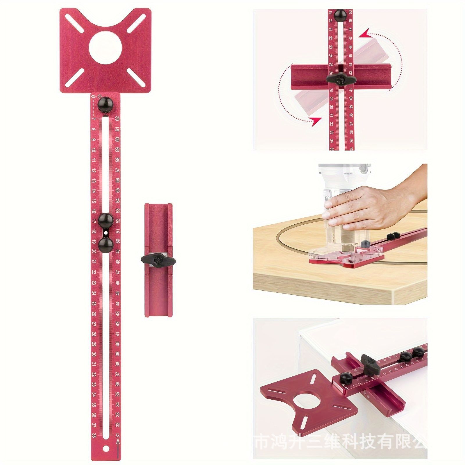 Carpentry Zero-Stander-Standing-Standing Auxiliary Circle Opener Round Hole Looping Pointing Tool