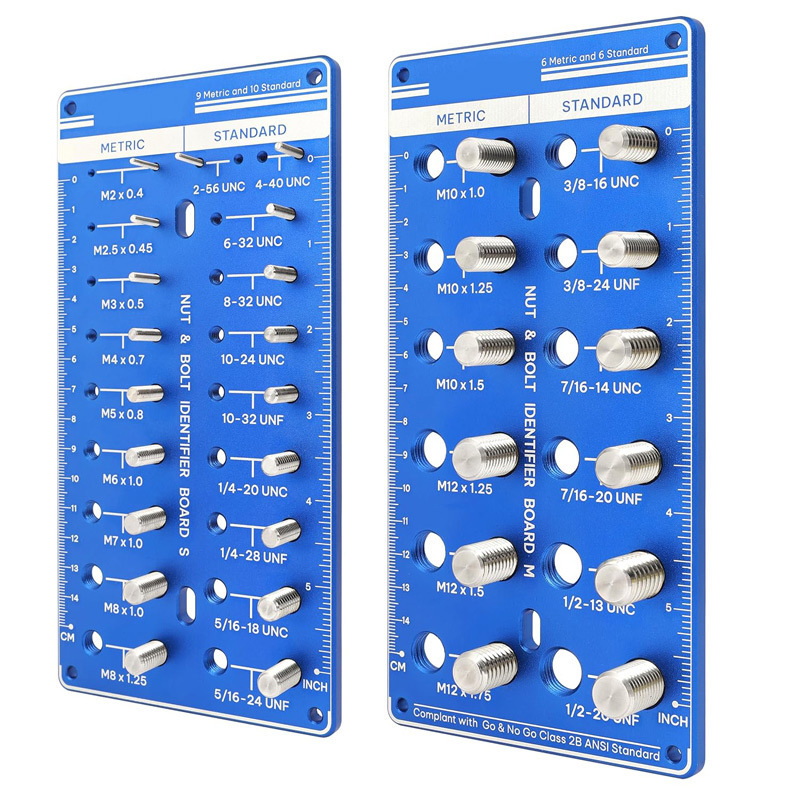 The nut and bolt thread checker - the bolt size and the thread size SAE and Metric-31