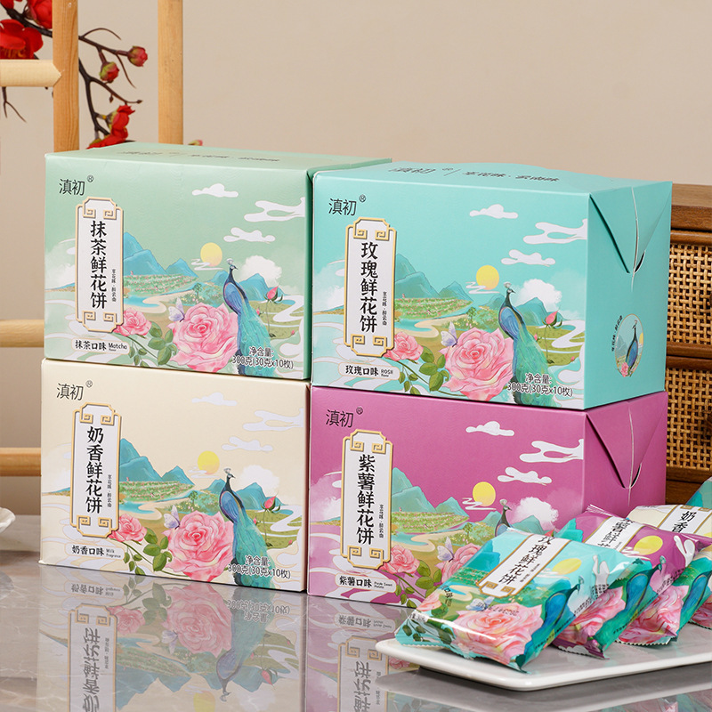 Nhà máy thức ăn bánh hoa hồng, 300g hộp hoa hồng, và một món đồ chơi hoa hồng cổ điển.