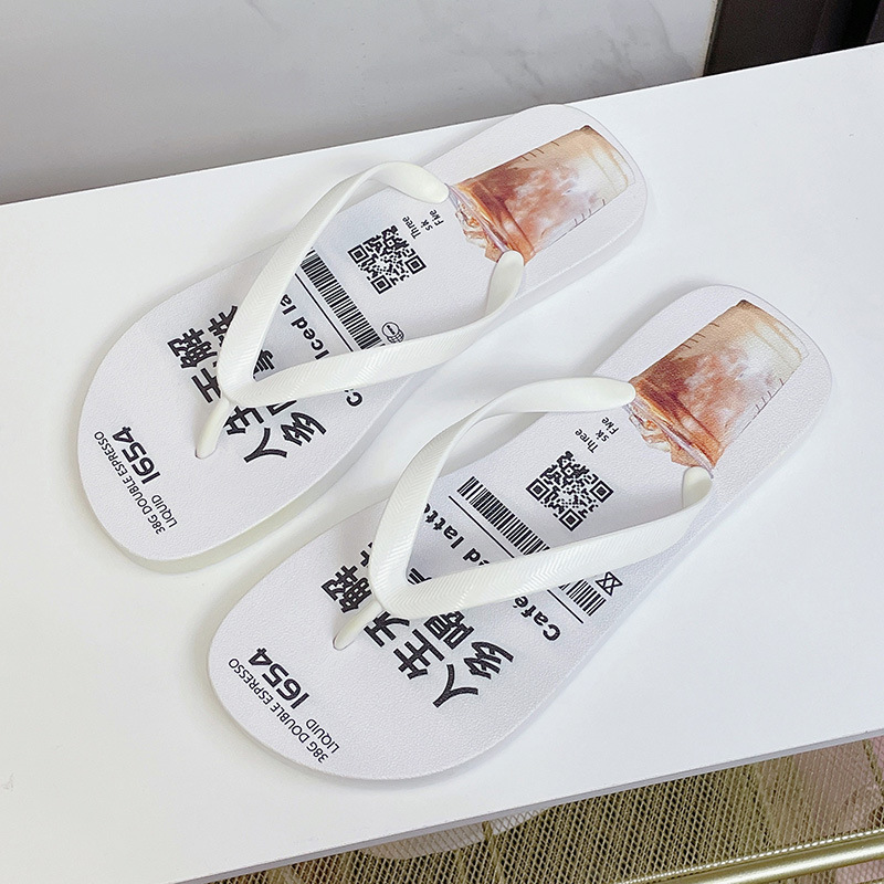 Cross-border foreign trade slipper scheme LOGO customizes the distribution of summer sandals to PVC home-based slippers by male workers