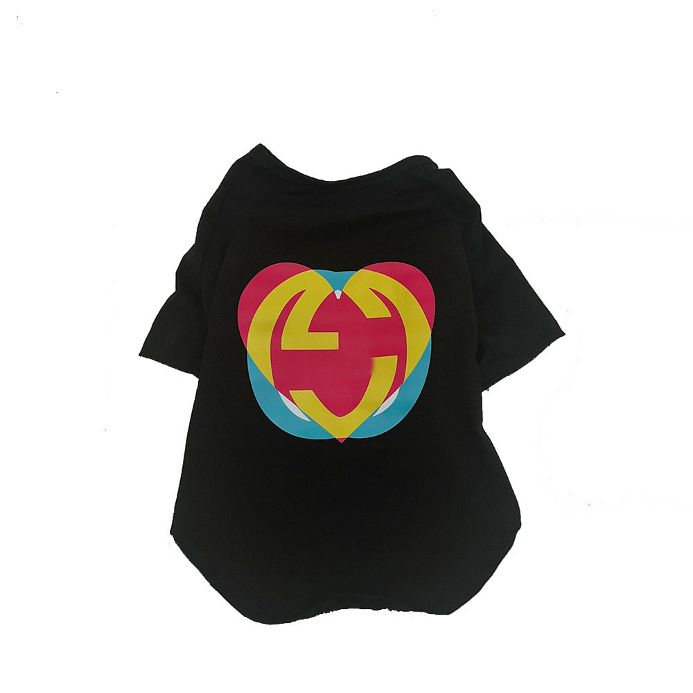 Summer-tide dog shirts, short-sleeved t-shirts, cross-border frat dog costumes.