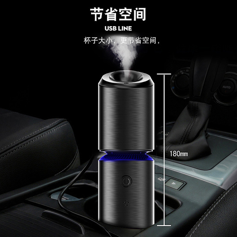 Car-mounted cups with wet air cleaners.