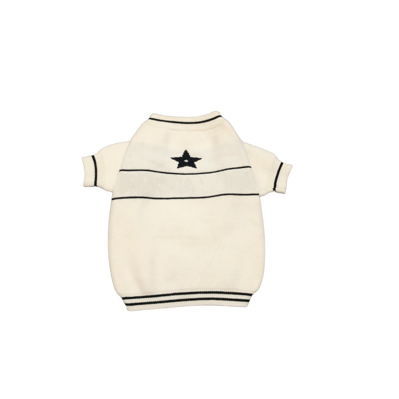 Foreign trade, dog sweatshirt, pet knitting jacket, Chenary Teddy Panda to keep pet clothes warm.