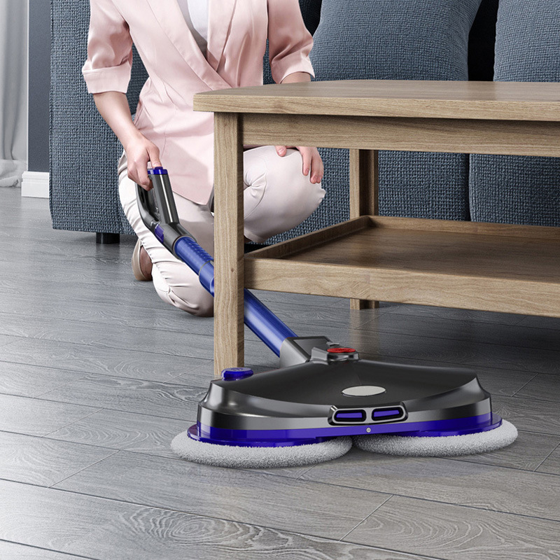 Cross-border direct supply of hand-held Wi-Fi charge two-wheeled rotation mops, hand-held mops