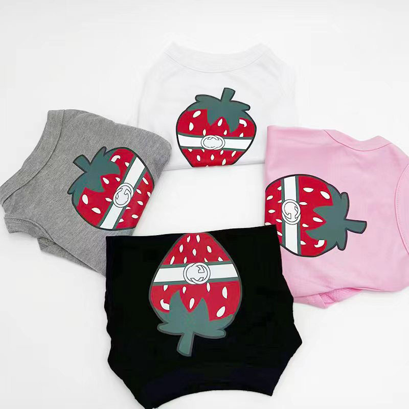 Đồ hóa trang thú cưng mới của con chó áo vest thiết kế T-shirt Teddy Little Eddie Summers.