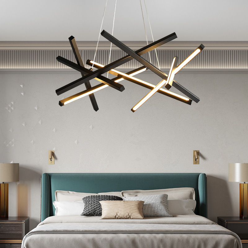 Light bedroom lamps for the Nordic chandelier living hall of advanced sense.