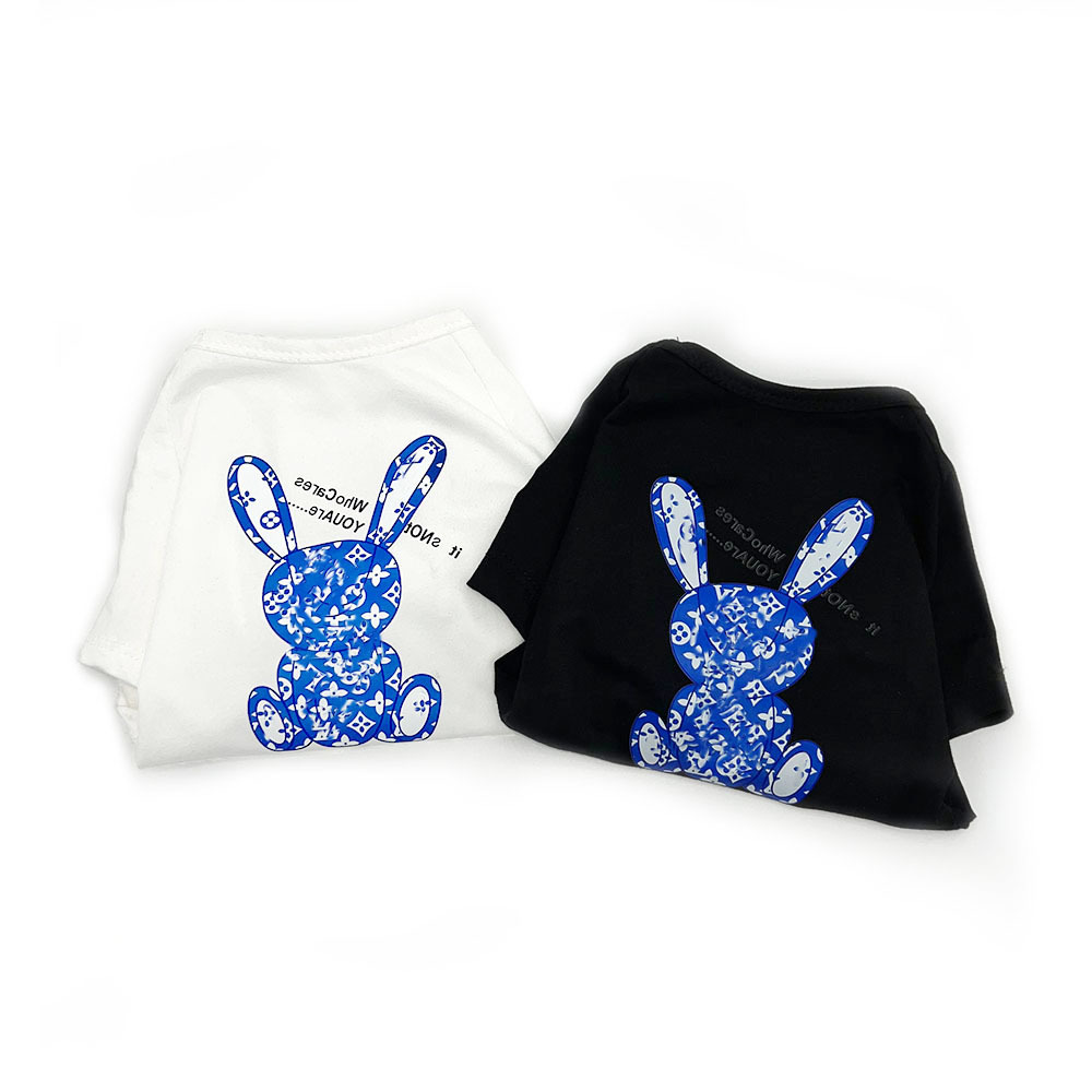 Foreign trade cross-border t-shirts for dogs with short-sleeved cotton t-shirts, old-fashioned teddybago costumes.