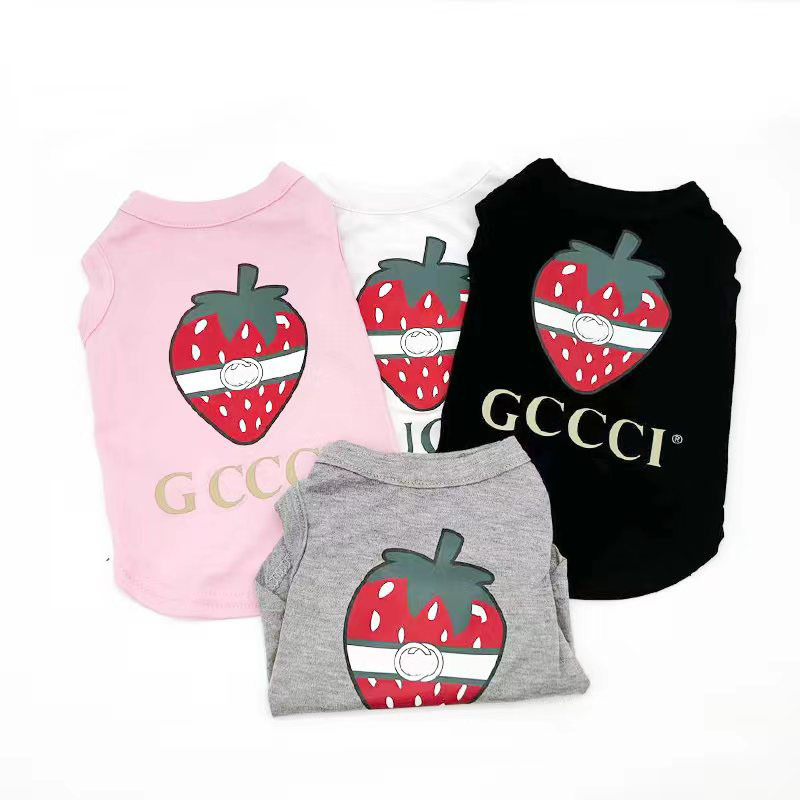 Đồ hóa trang thú cưng mới của con chó áo vest thiết kế T-shirt Teddy Little Eddie Summers.