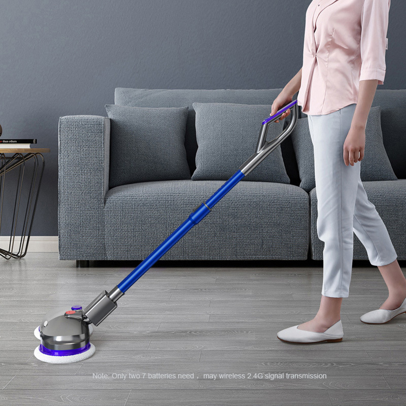 Cross-border direct supply of hand-held Wi-Fi charge two-wheeled rotation mops, hand-held mops