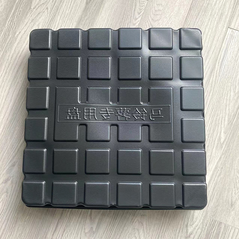 Khoai tây khoai tây nghiền khay đen nhựa PT bình phương khay