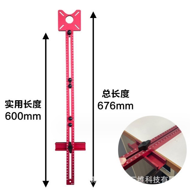 Carpentry Zero-Stander-Standing-Standing Auxiliary Circle Opener Round Hole Looping Pointing Tool