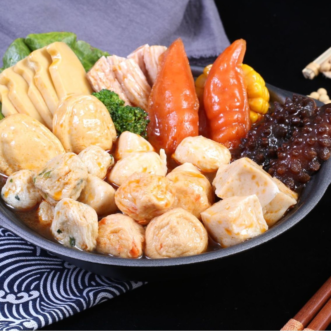 Thức ăn Quifu chua, đĩa hải sản chua.
