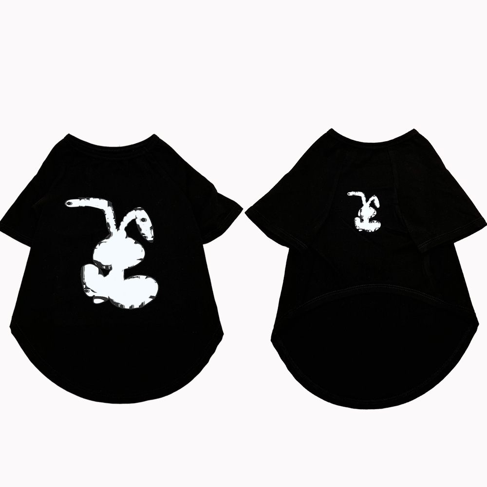 Quần áo cho chó, áo khoác cho chó mặc mùa hè, áo Teddy Bears, tay áo ngắn.