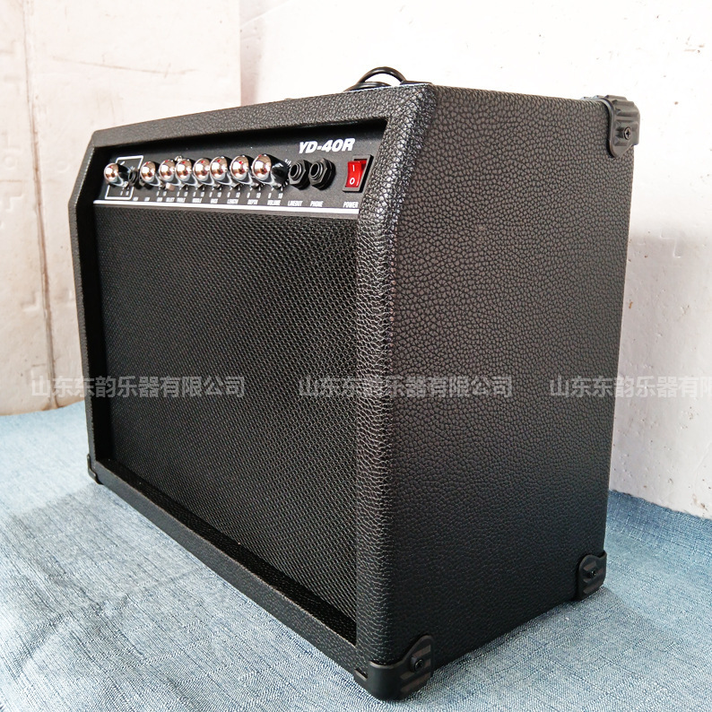 40W กล่องกีตาร์กีตาร์ตู้กีตาร์ไม้ ข่าวลือเกี่ยวกับการสูญเสียเข็มขัดเสียง 2 รูในการรองรับไมโครโฟน